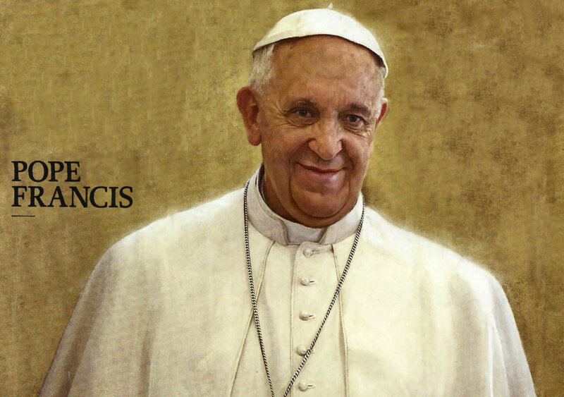 Pope Francis in White Robes