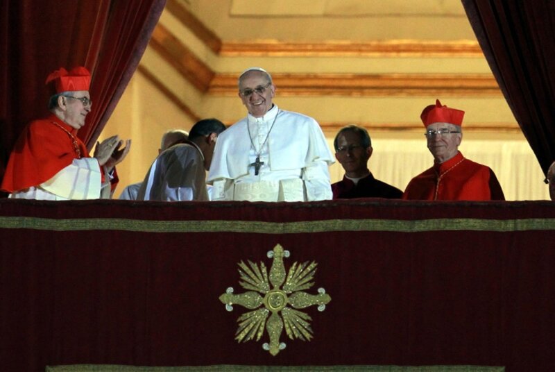 Pope Francis on Balcony