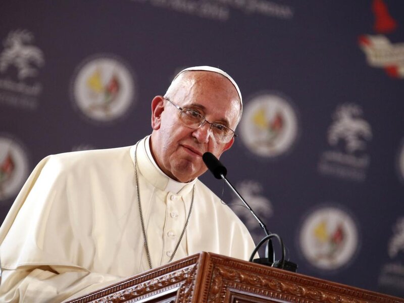 Pope Francis Speaking