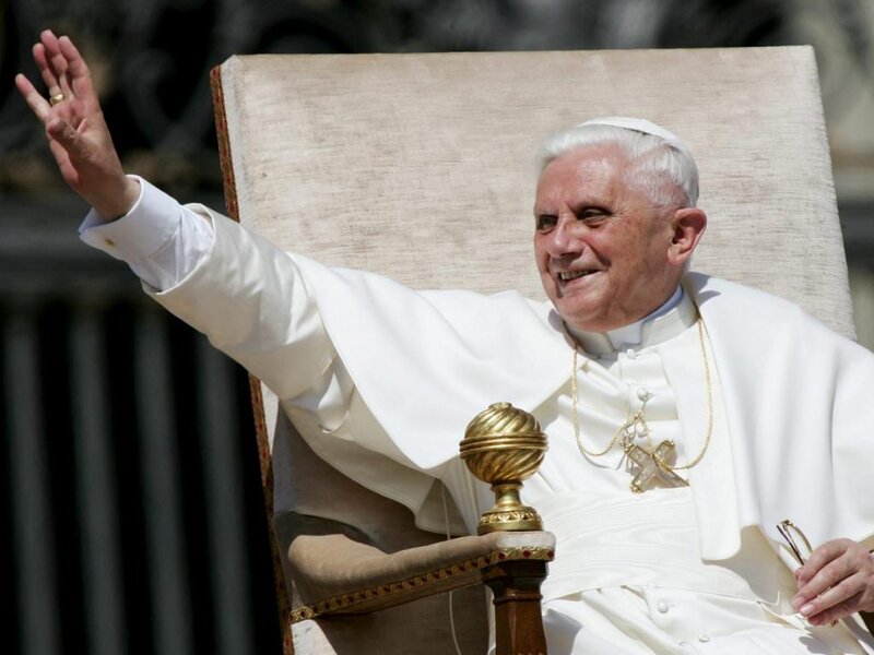 Pope in White Robes