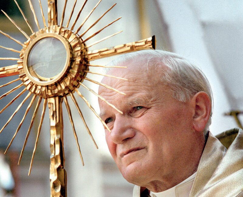 Pope John Paul Ii — Gold