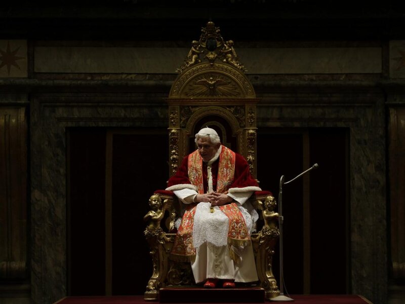 Pope on Throne