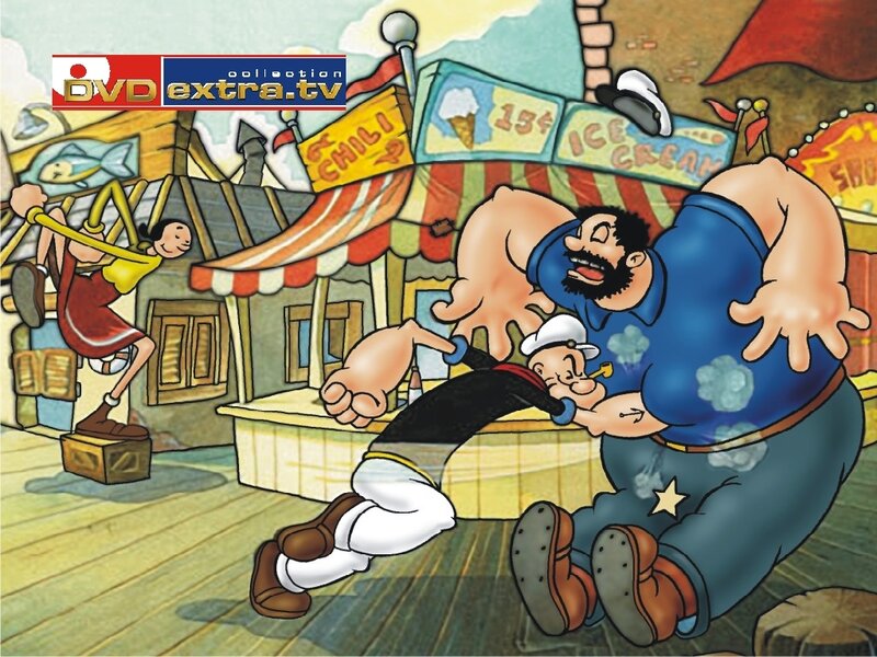 Popeye Fighting Brutus