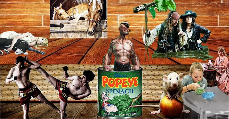 Popeye Spinach Can