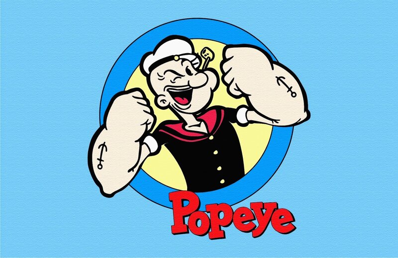 Popeye the Sailor — Blue