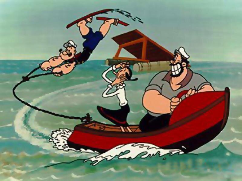 Popeye Water-skiing