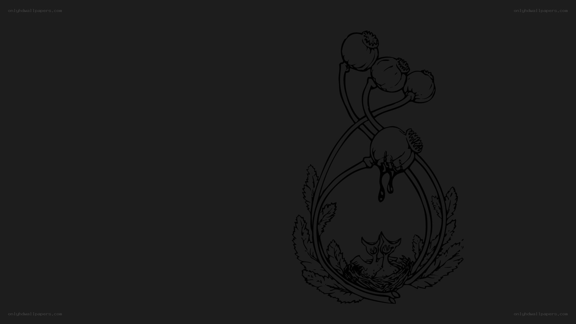 poppy emblem with nest