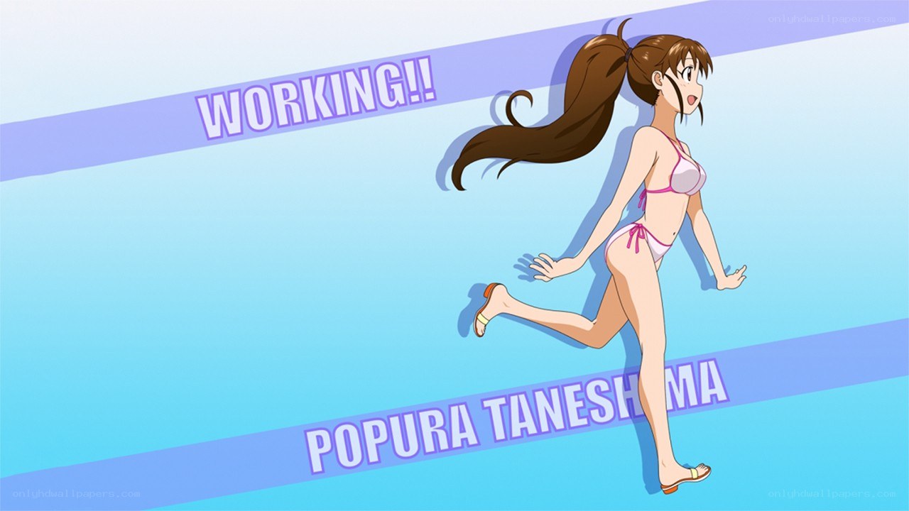 Popura Taneshima in bikini