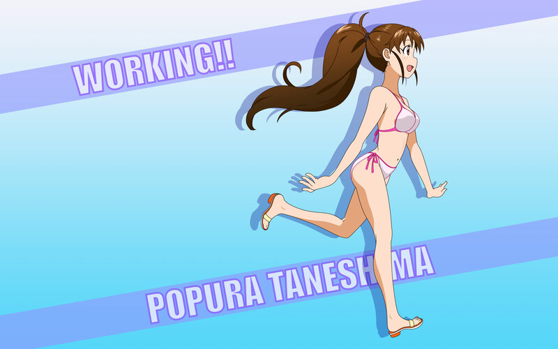 Popura Taneshima running
