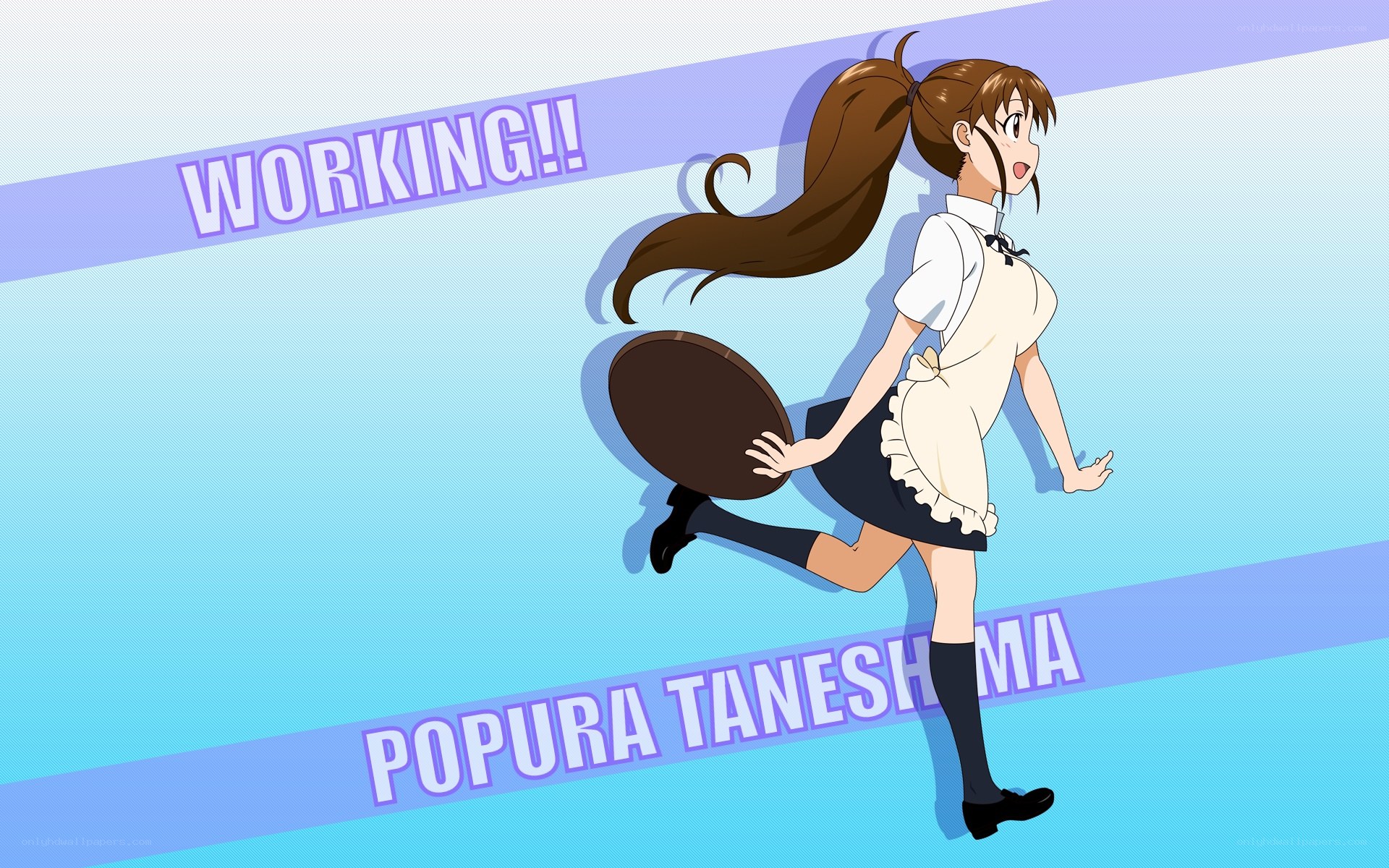 Popura Taneshima running