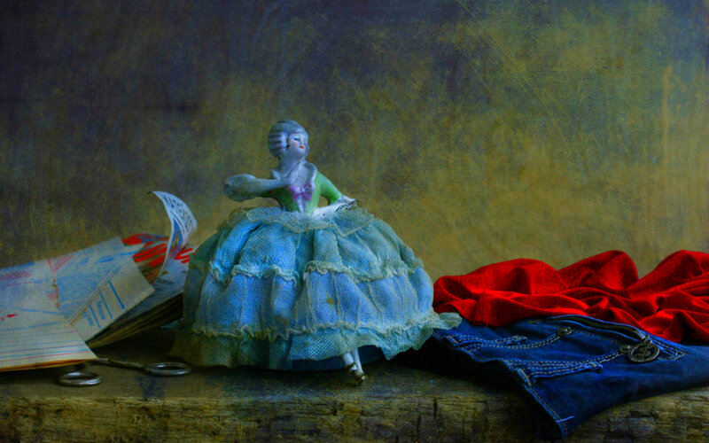 Porcelain Doll on Table