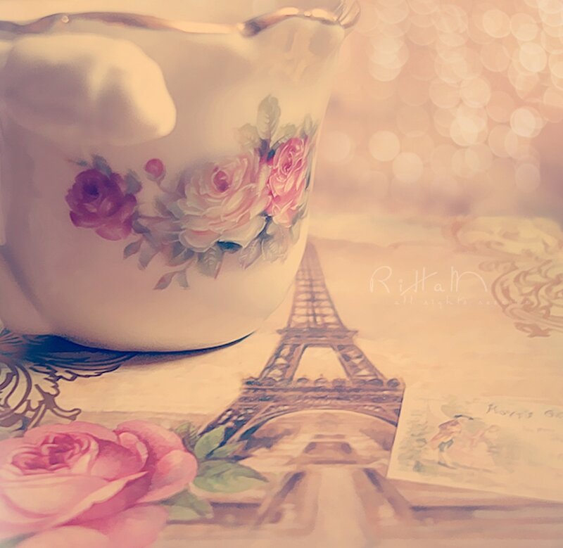 Porcelain Pitcher with Roses