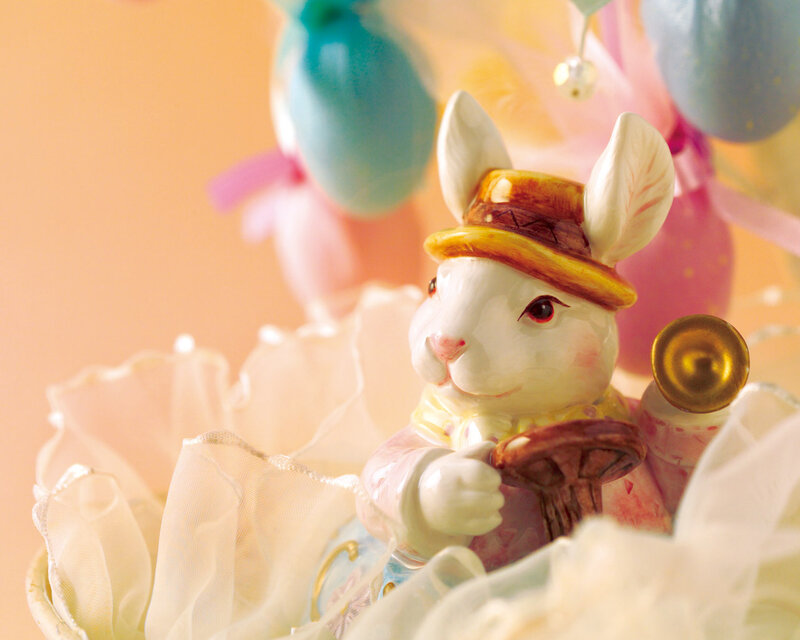 Porcelain Rabbit Figurine