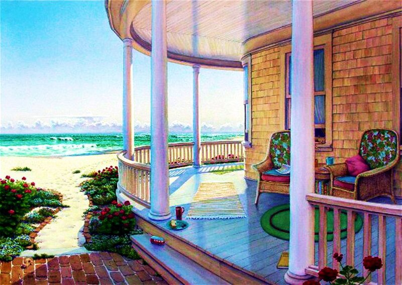 Porch Overlooking Beach