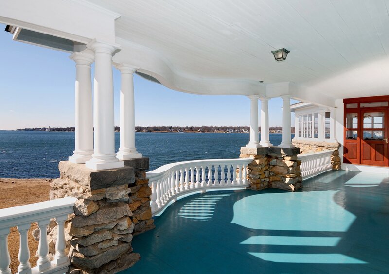Porch with ocean view
