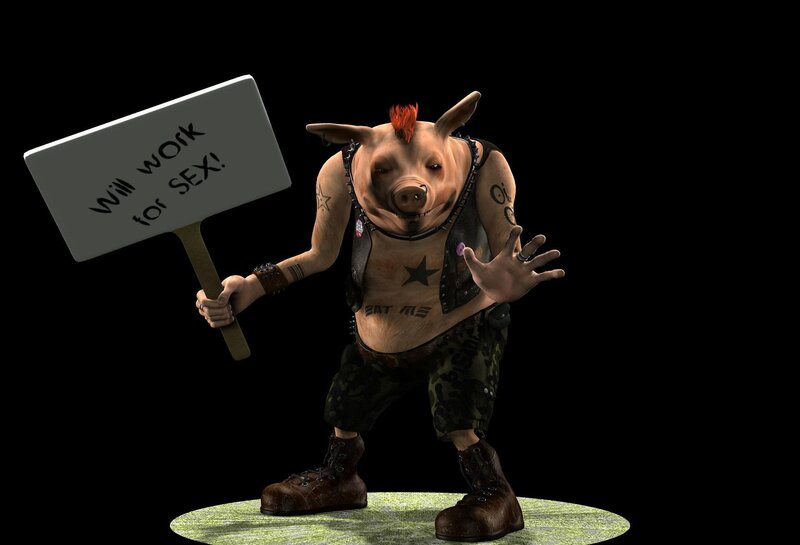 porker punk character