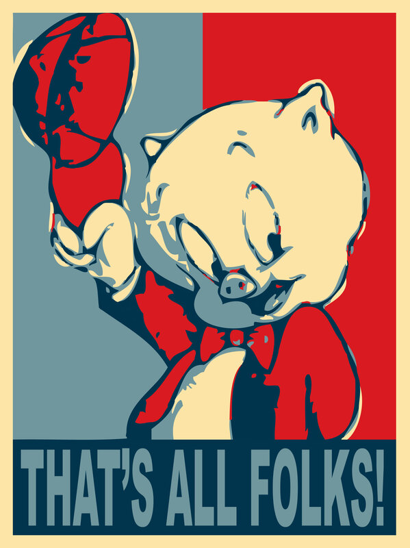 Porky Pig poster art