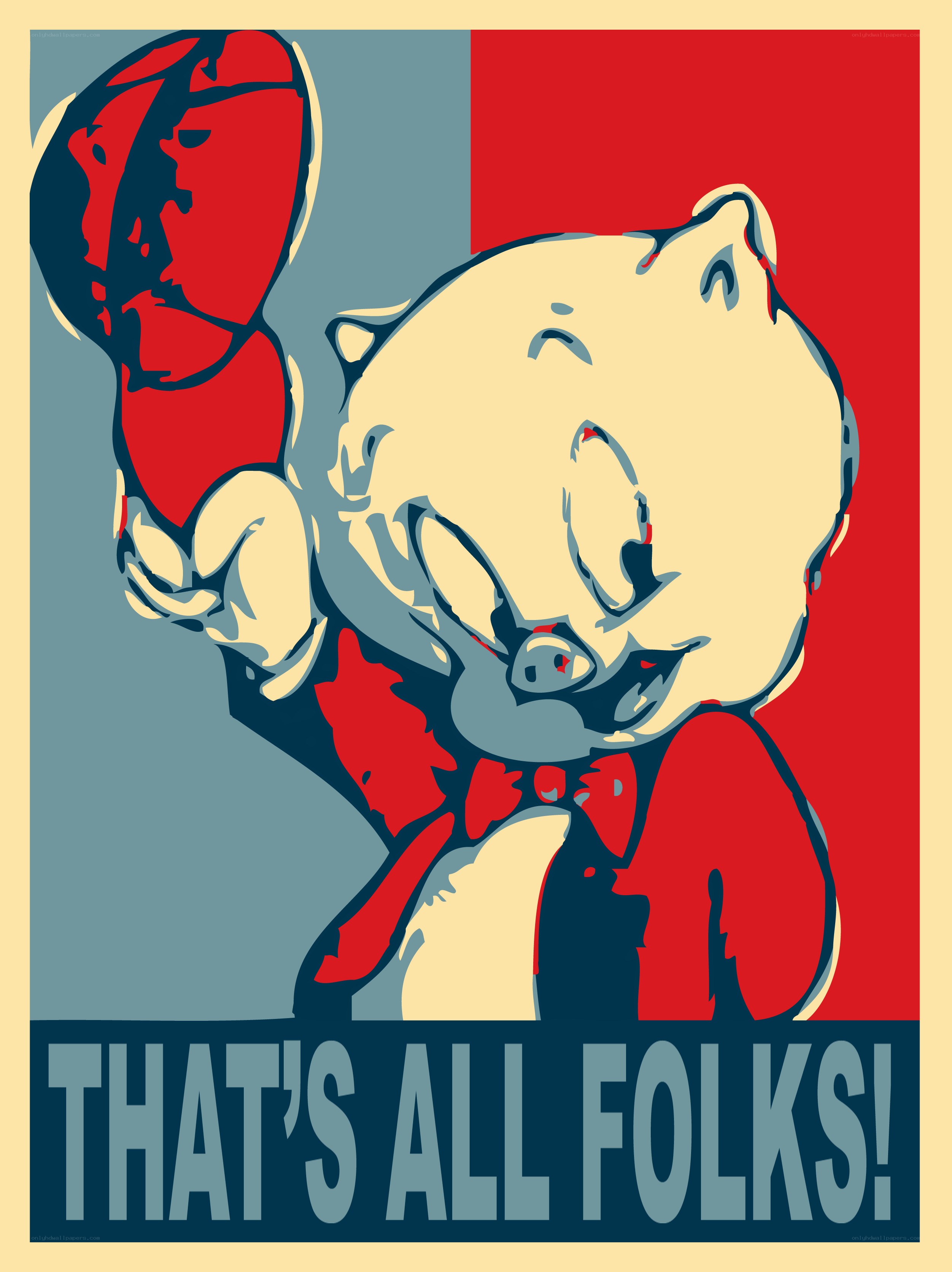 Porky Pig poster art