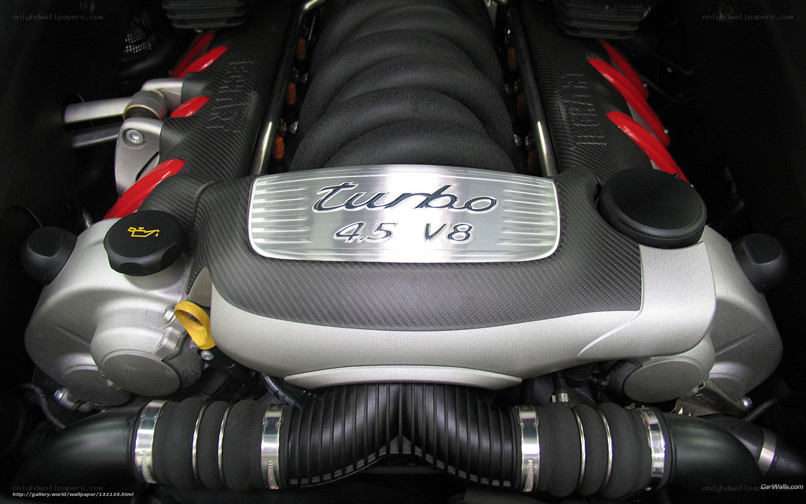 Porsche 4.5 V8 Turbo engine