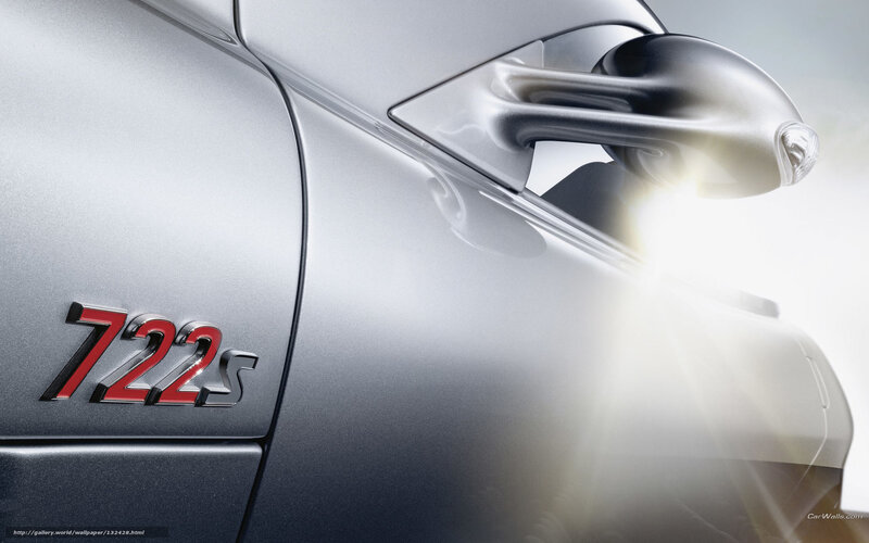Porsche 722s car badge