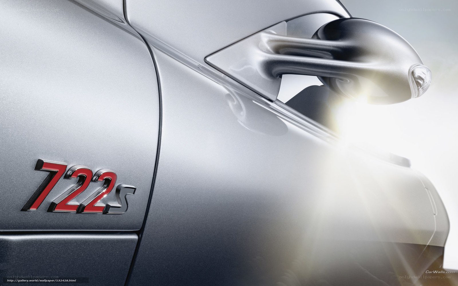 Porsche 722s car badge