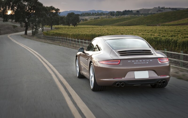 Porsche 911 Carrera S — Brown, Serene, Sunset