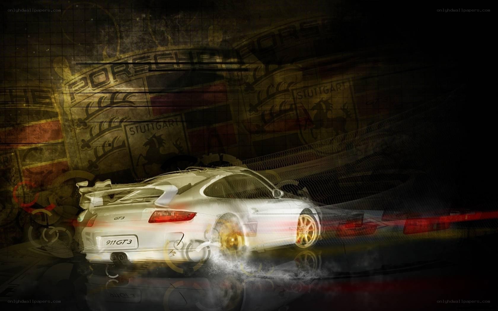 Porsche 911 GT3 in motion