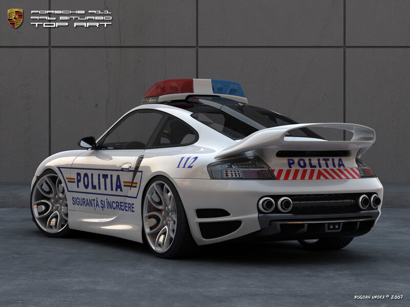 Porsche 911 police car