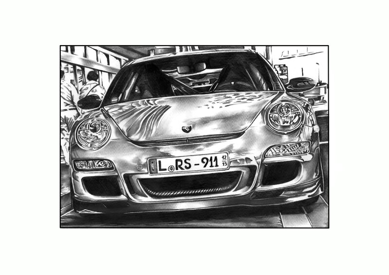 Porsche 911 RS front view