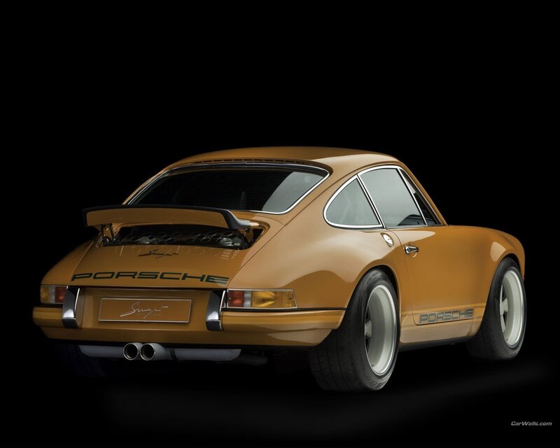 Porsche 911 Singer Rear View