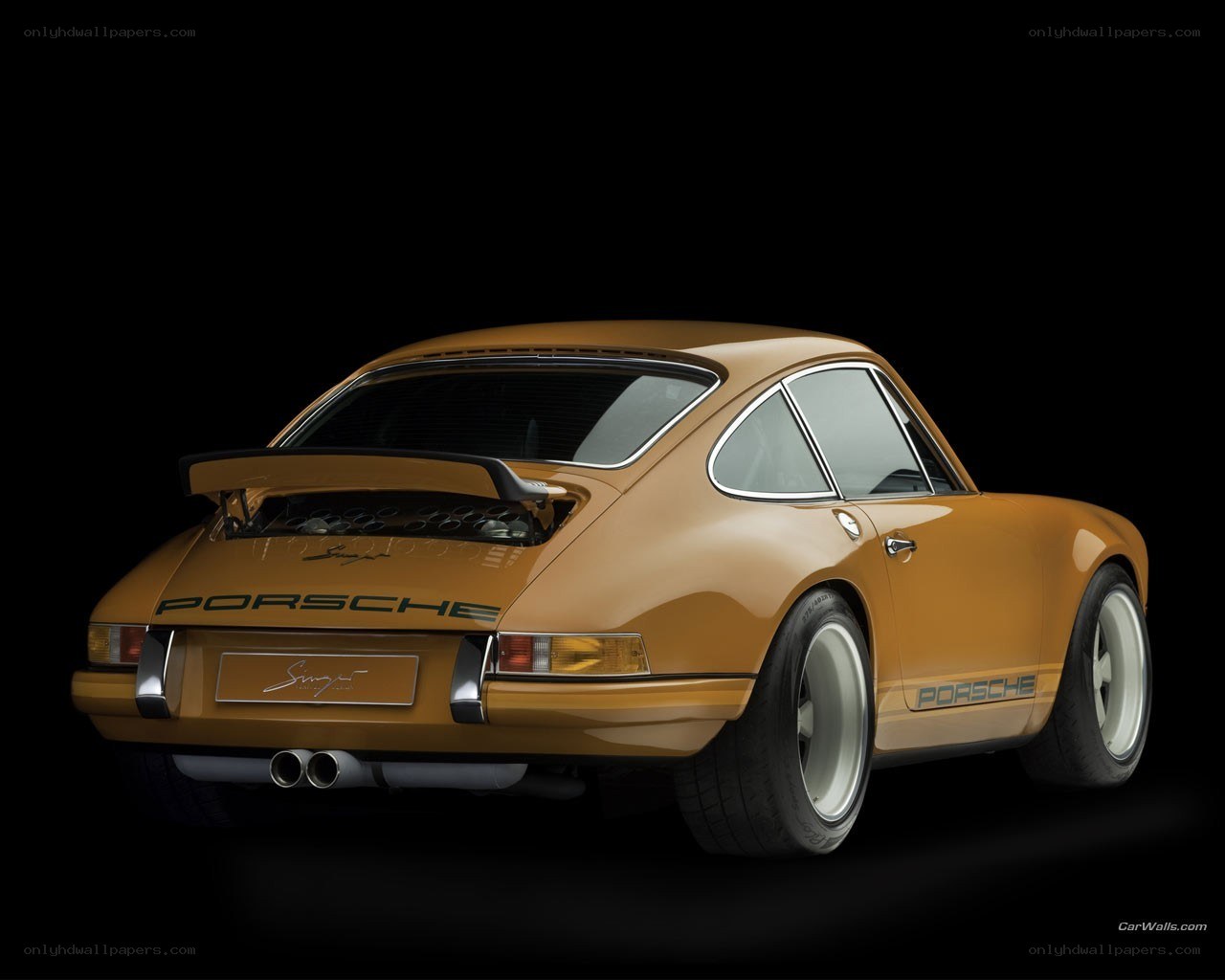 Porsche 911 Singer Rear View