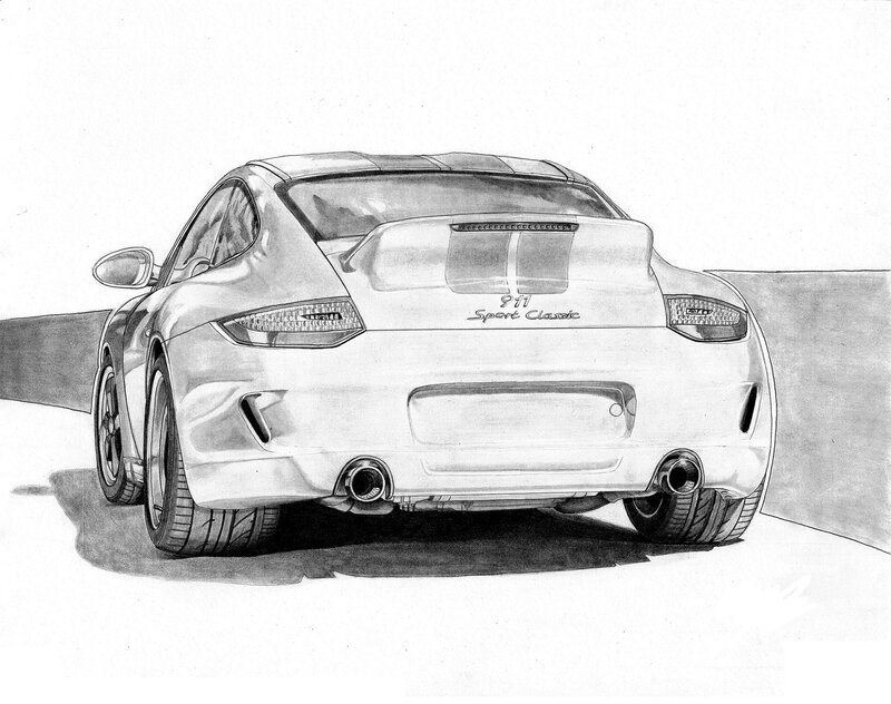 Porsche 911 Sport Classic rear view