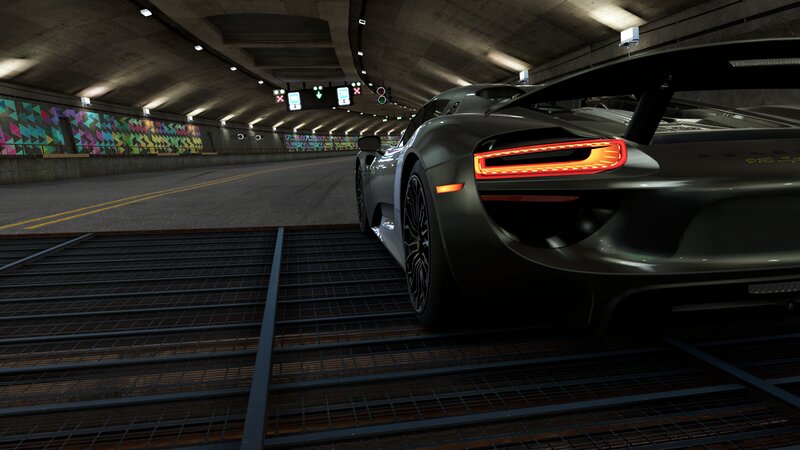 Porsche 918 Spyder — Gray, Dark