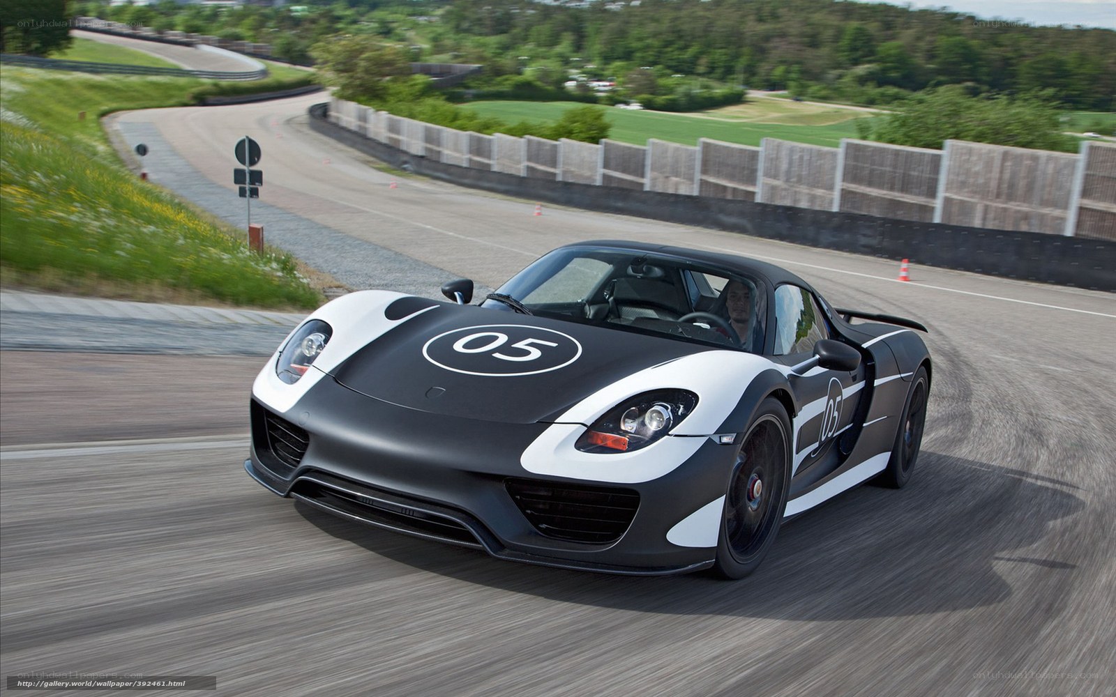 Porsche 918 Spyder on track