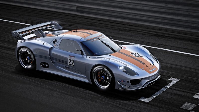 Porsche 918 Spyder race car