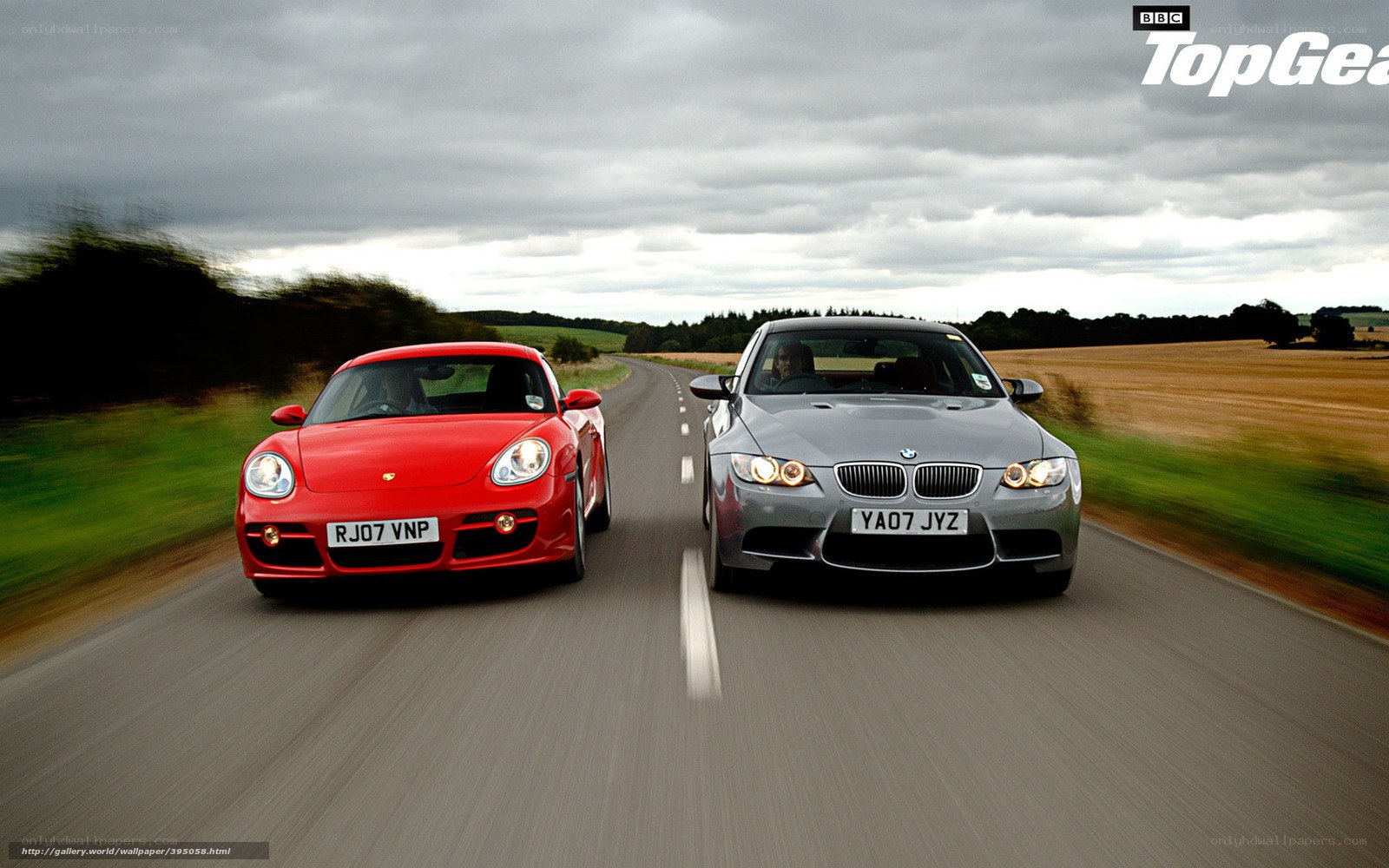 Porsche and BMW racing