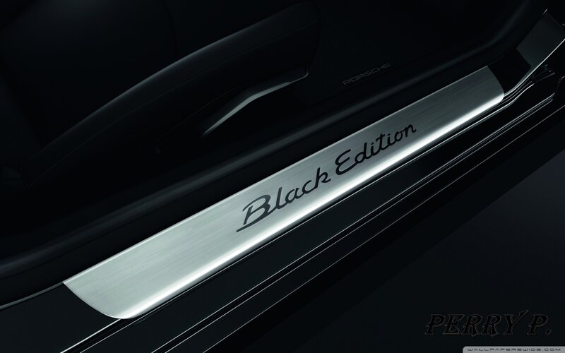 Porsche Black Edition Door Sill
