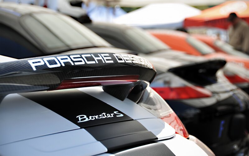 Porsche Boxster S at car show
