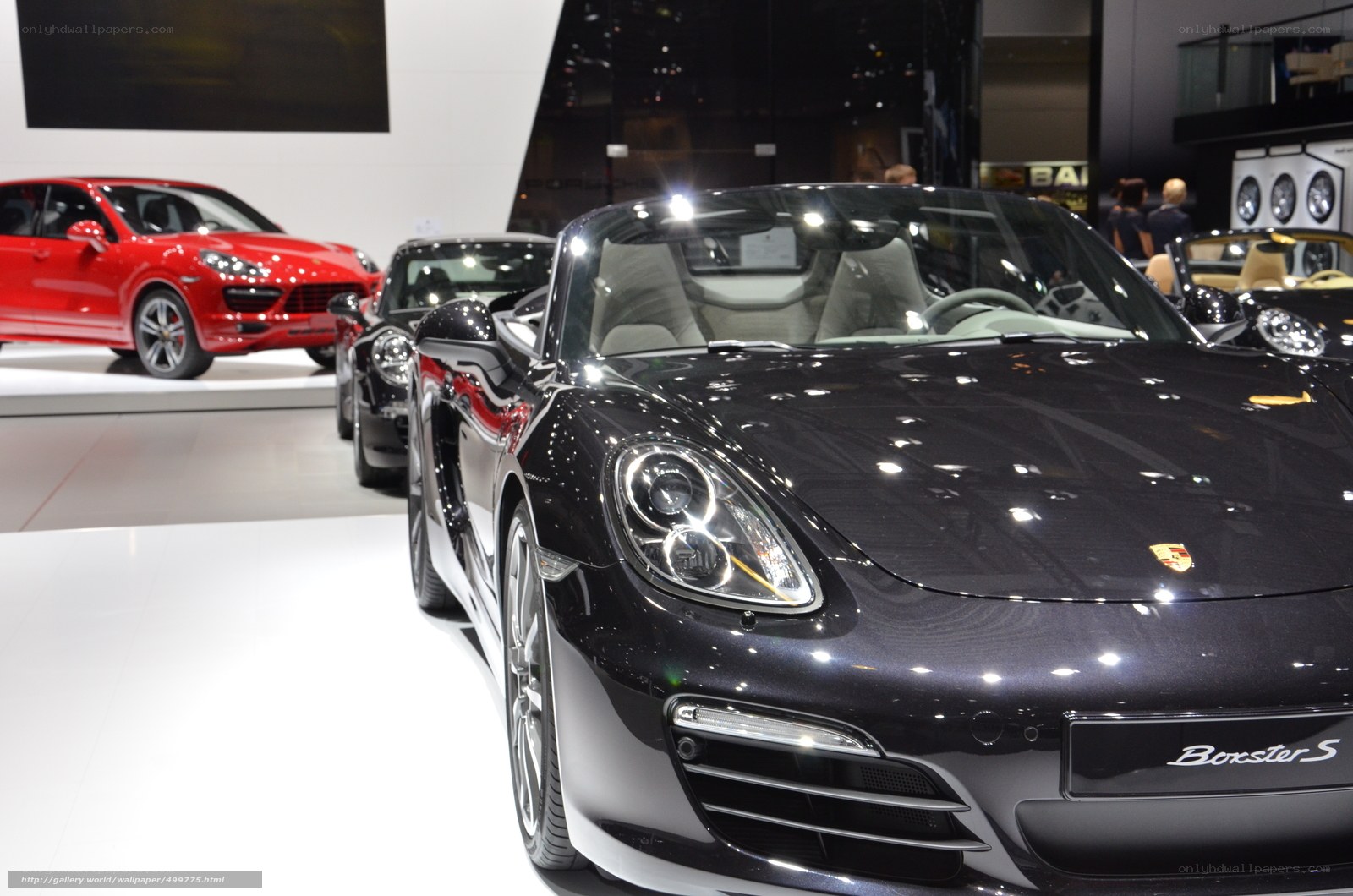 Porsche Boxster S on display