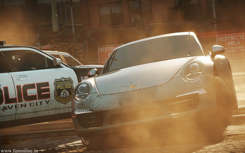 Porsche Car and Police Car