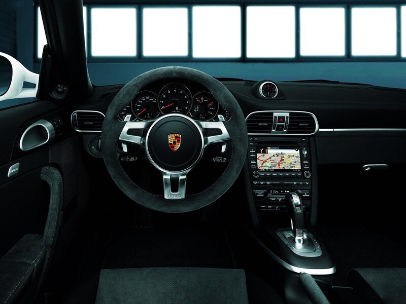 Porsche Car Interior — Black, Modern