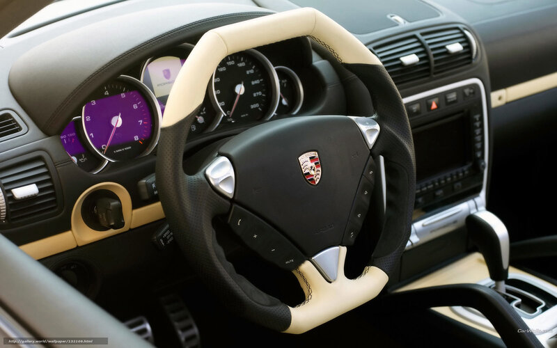 Porsche Car Interior — Black