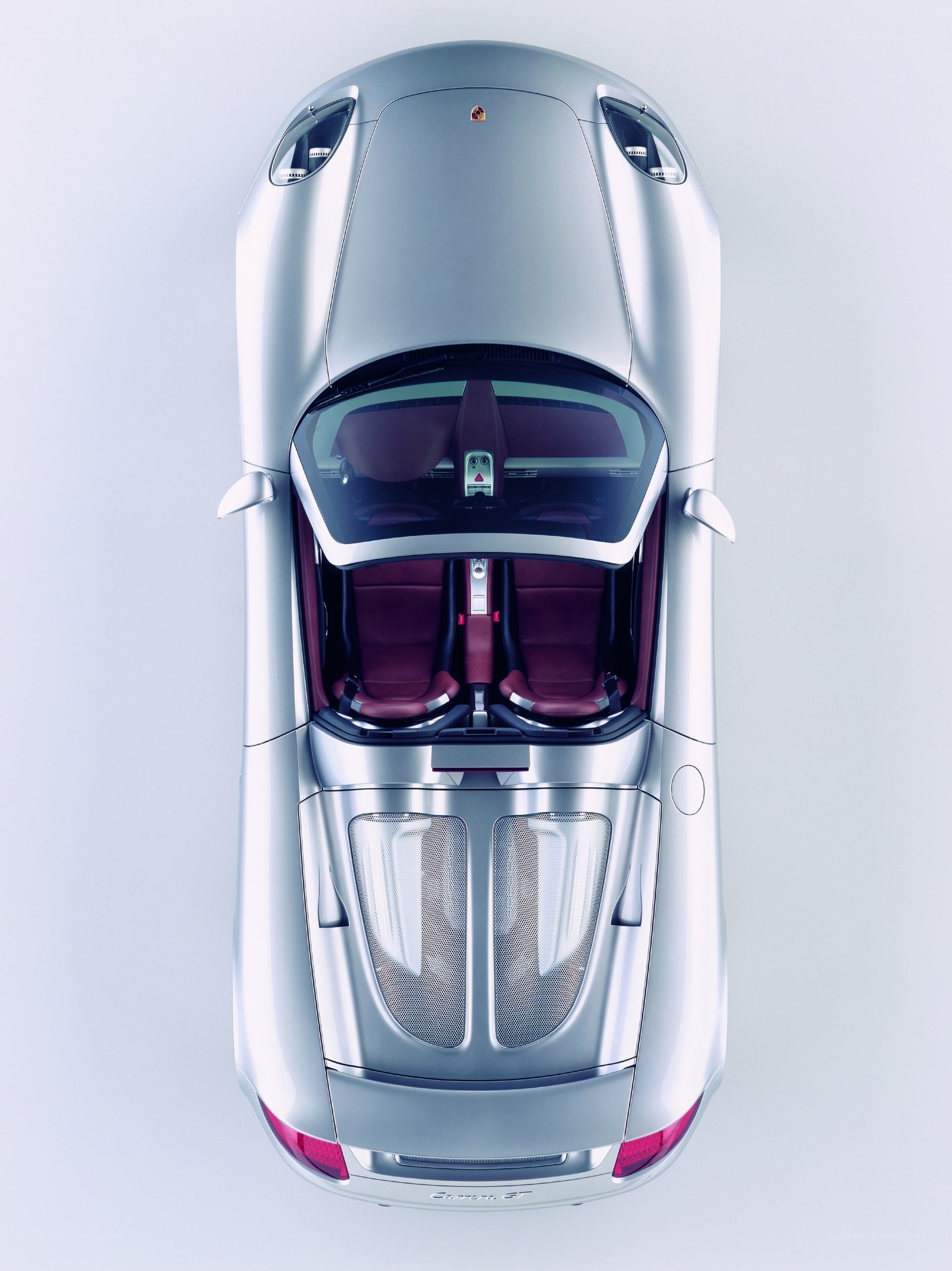 Porsche Carrera GT overhead view