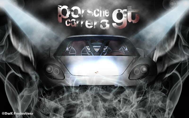 Porsche Carrera GT promotional art