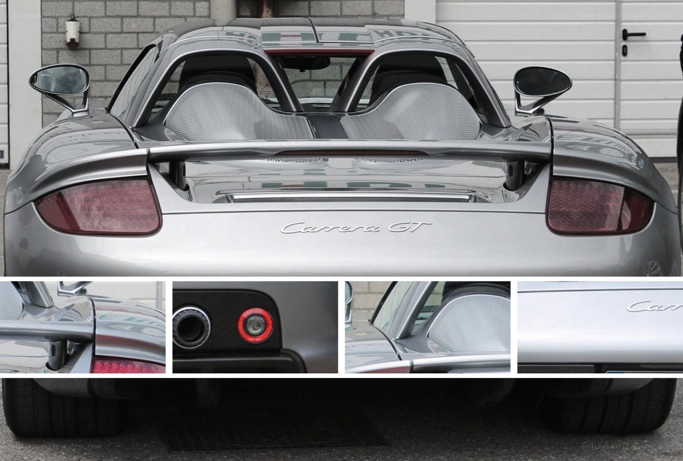 Porsche Carrera GT rear view