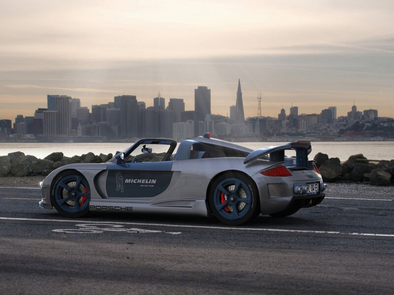 Porsche Carrera GT with Michelin branding