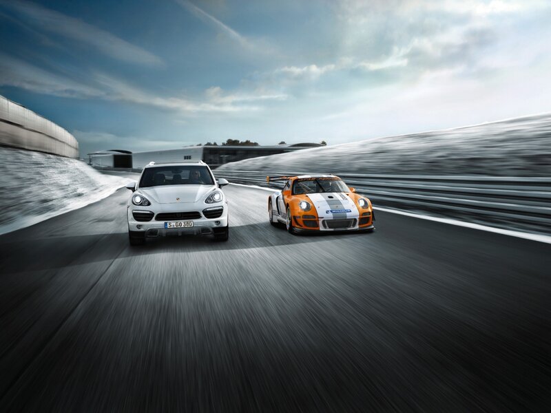 Porsche Cars on Track