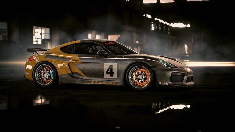 Porsche Cayman Race Car