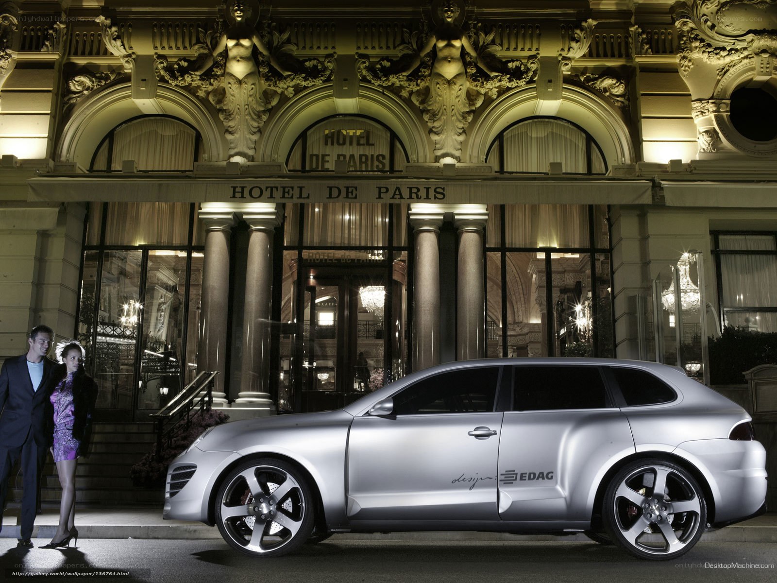 Porsche concept car at Hotel de Paris