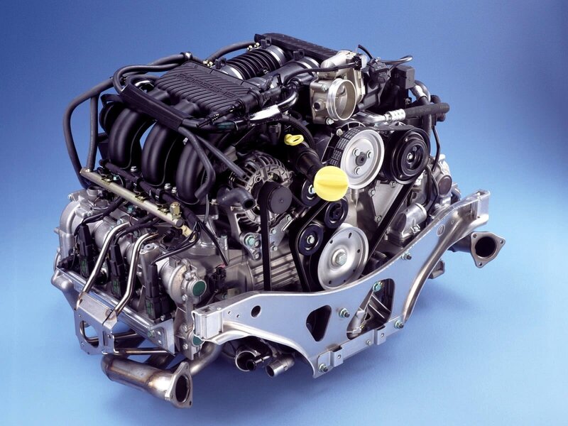 Porsche engine assembly